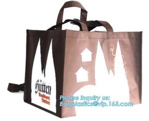China Heat seal reusable bag/ customized new design eco-friendly non woven bag/ pink nonwoven shopping bag, limited, litd, com wholesale