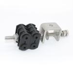 Black Finish 304 Stainless Steel Double Hole Fiber Cable Hangers RF 1/2" Feeder