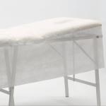 Disposable non woven PP PE SMS bed sheet wholesale medical travel spa waterproof
