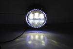 Round 60W 7inch LED work light for truck, offroad, ATV, UTV with rings