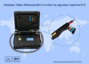 China 1320nm 10ns Suitcase Q Switch Nd Yag Laser Tattoo Removal Pigment Removal Machine wholesale