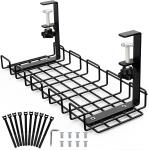 Non-folding Rack Under Desk Cable Organizers The Perfect Wire Management