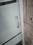 White Painted Profile Pivot Door Shower Enclosures 90X190cm