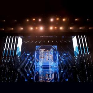 China Indoor Folding Sliding LED Screen Compact Curved LED Display wholesale