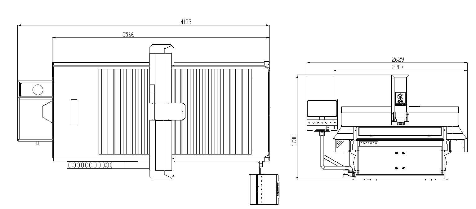 Grinding Rack Drive Metal CNC Router for Aluminum Copper Processing