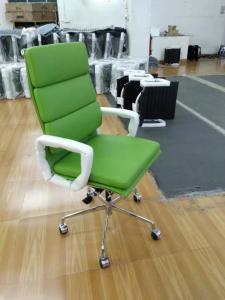 China Green Color Aluminum Group Executive Chair Fit Waist Curve Concave And Convex Design wholesale