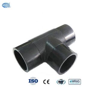 China EN 1555-3 BF Plastic Pipe Fitting Equal Tee 110mm Butt Fusion Welding wholesale