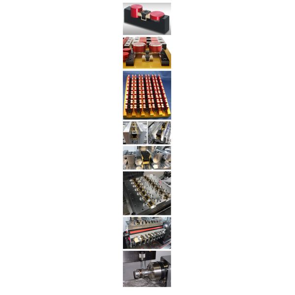 8.8n Anodized Double Edge Clamps Expanding Micro Clamp For Compact Fixture Systems