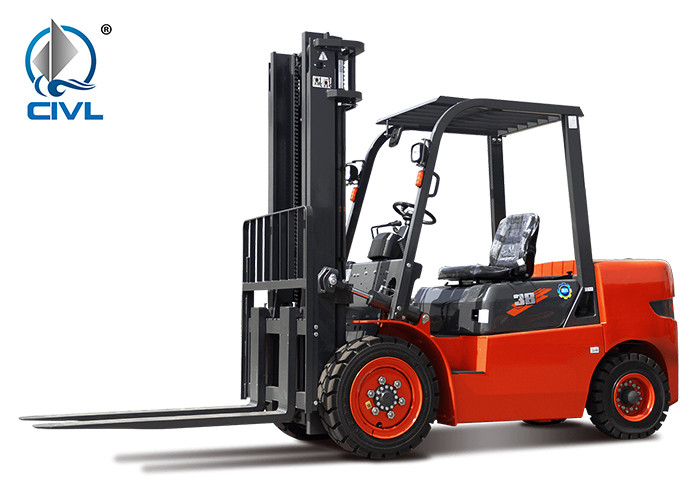 3.8Ton / 36.8kw Diesel Engine Forklift Truck 3000mm Lift Height