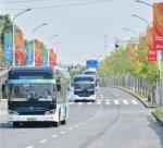 230km Drive Range Pure Electric Bus Front And Rear Disc Braking System Electric