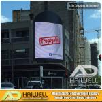 Rooftop Outdoor Full Color Arc-shaped SMD Latest P8 LED Advertising Display