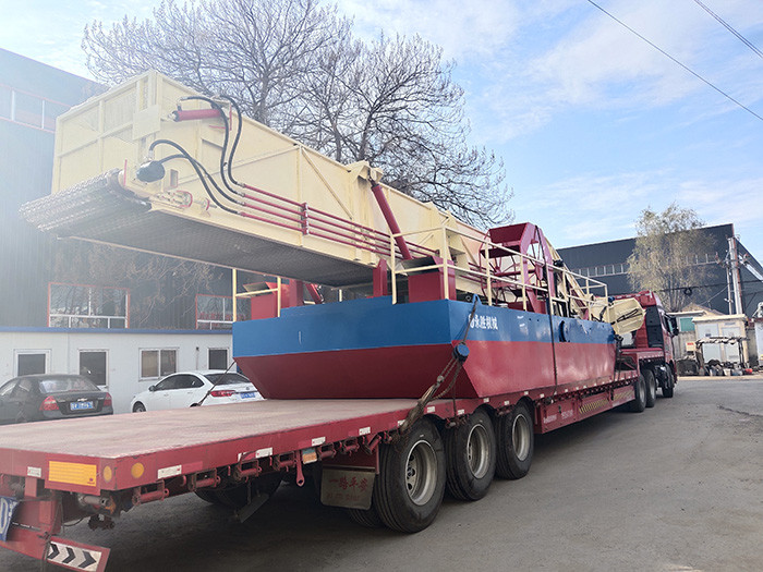 80kw 8 Cubic Capacity Aquatic Weed Removal Machine For River Waterweed Harvesting