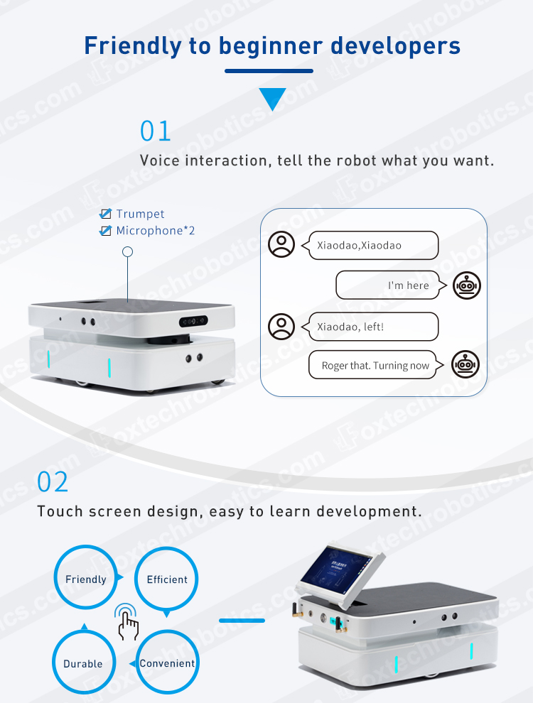 Gemini Open Source ROS SLAM AMR Robot Development Kit Platform for Research and Education with LiDAR Chassis