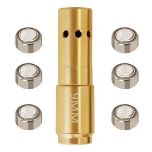 China Brass 9mm Pistol Laser Bore Sight Red Dot Boresighter Rem Gauge wholesale