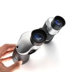 Black Silver 7x50 Fixed Focus Compact Waterproof Binoculars For Duck Hunting