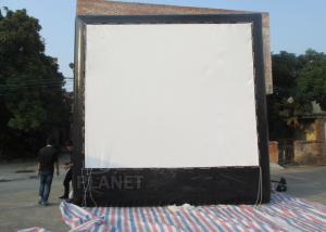 China Air Sealed Backyard Inflatable Movie Screen , Rear Projection Screen For Party on sale