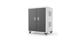 China 30 Slots Multiple Laptop Storage Cabinet AC Power Sockets Charging Cart wholesale