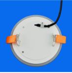 145mm Diameter LED Ceiling Light Lumen 90LM/W And 6+3W Lace Two Color Panel