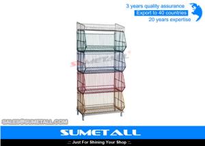 China Stackable Wire Basket Storage Shelves wholesale