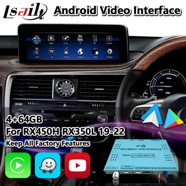 Lsailt Lexus Video Interface Android System for RX RX450h RX350L RX450hL RX300