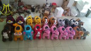 China Hansel walking zoo ride coin operated game stuffed animals plush ride on toy wholesale