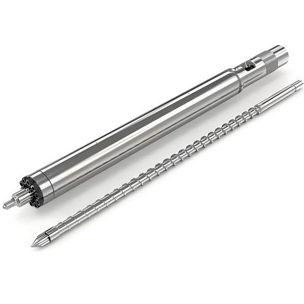 Bimetallic Injection Screw Barrel Custom Plastic Machine Replacement Parts