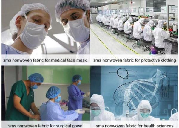 Breathable Non Woven Fabric Products / Disposable Surgical Caps OEM ODM