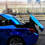 Removable Adhesive Chrome Blue Car Wrap Mirror Effect Vinyl Wrap