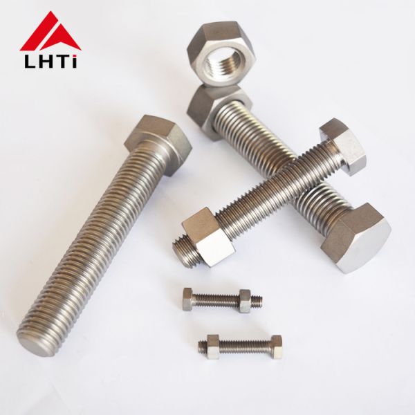 Hexagon Titanium Bolts Nuts DIN933 DIN934 Titanium Hex Bolts