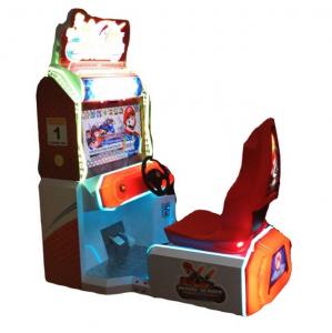 China Mario Karting Kids Arcade Car Racing Machine With 32'' Monitor on sale