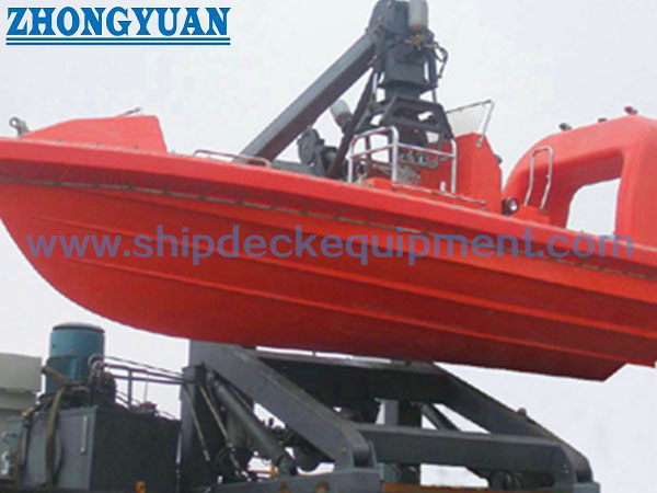 Gravity Rolling Type Davit Ship Life Saving Equipment