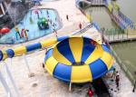 Fiberglass Space Bowl Water Slide Outdoor Water Park Equipment