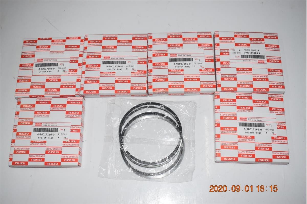 Diesel Engine Spare Parts For Cummins 6CT Cylinder Liner Kit 8-98040-125-0 4HK1 6HK1 Diesel Auto Parts Piston Ring