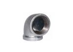 Malleable Iron Threaded Pipe Fittings Banded Galvanized Street 90 Elbow