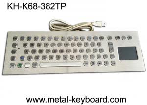 China Computer Industrial Keyboard with Touchpad , 70 Keys Waterproof Keyboard With Touchpad wholesale