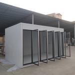 6 Glass Door Supermarket 220V Walk In Cooler Freezer