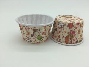China Colorful Custom PET Baking Cups Cute Pattern Muffin Souffle Cupcake Paper For Kid Party wholesale