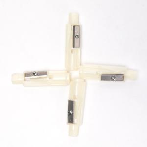 China White Single Hole Manual Pencil Sharpener Kid Safe wholesale