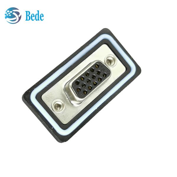 D Sub Connectors for Extreme Temperatures Brass Tin Plated gold Plated Pins IP68
