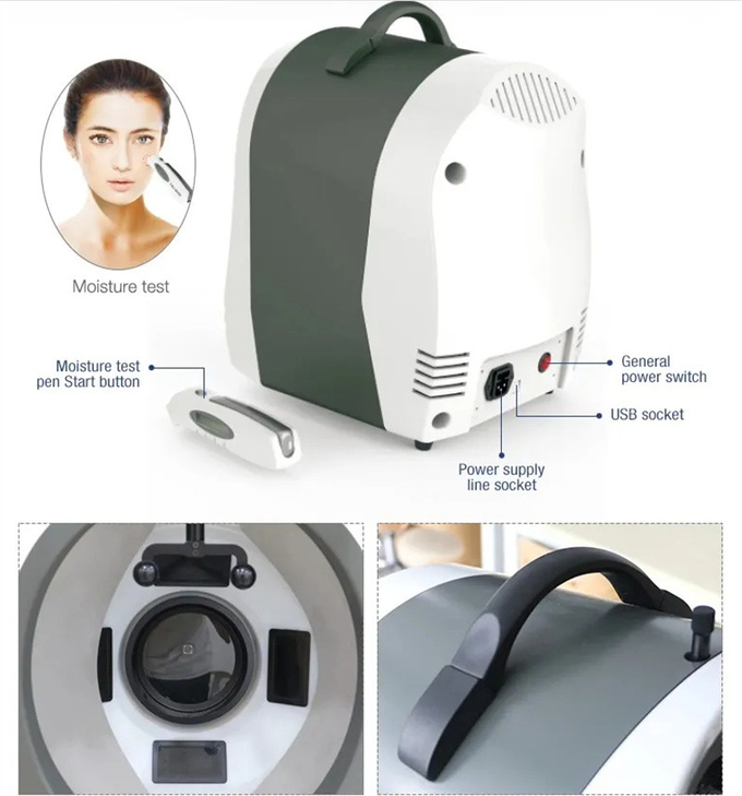 Portable Skin Magic Mirror 3d Facial Tester Skin Analysis Machine For Home Use