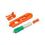 SC / APC Fast Connect Fiber Connectors For FTTH Butterfly 3.0mmx2.0mm Drop Cable