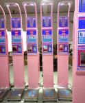 DHM - 15 Pink Ultrasonic Height And Weight Machine Automatically Measure