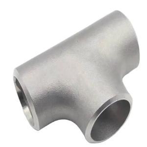 China DIN Standard CUNI 90/10 Copper Nickel Equal Tee  1 1/2 Inch Galvanized Pipe Fittings wholesale