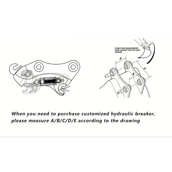 XY75 Hydraulic Quick Hitch Excavator Quick Coupler Rustproof high durability