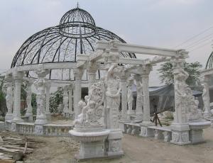 China Stone gazebo for garden wholesale