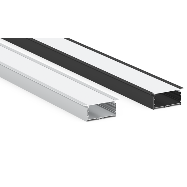 LEDCORP® Customized Aluminum Profile Recessed/Embedded/Reture Groove for Linear Light Assembly for office