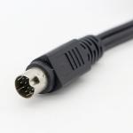 OEM 1M 2M 3M 9 Pin Mini Din to RCA S Video Audio Cable for TV Displays Audio