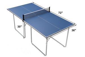 China Not Knock Down Competition Table Tennis Table , Easy Storage 6FT Inside Ping Pong Table wholesale