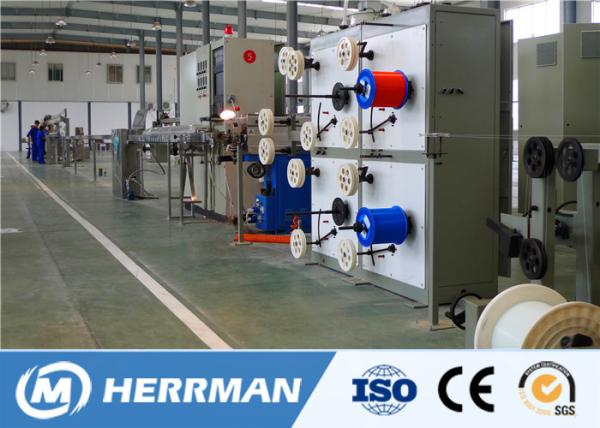 Fiber Optic FTTH Cable Production Line For Premise Cable, 2 - 12 fibers indoor