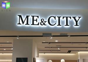 China Shopping Mall LED Backlit Sign Box LED Channel Letter Signs Display 4 CM Thick wholesale